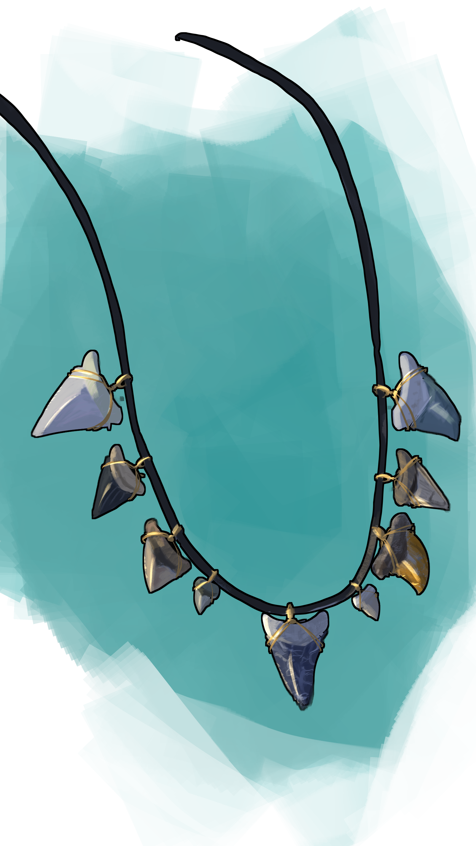 Shark tooth Necklace. Made for Cave Gaming

Digital